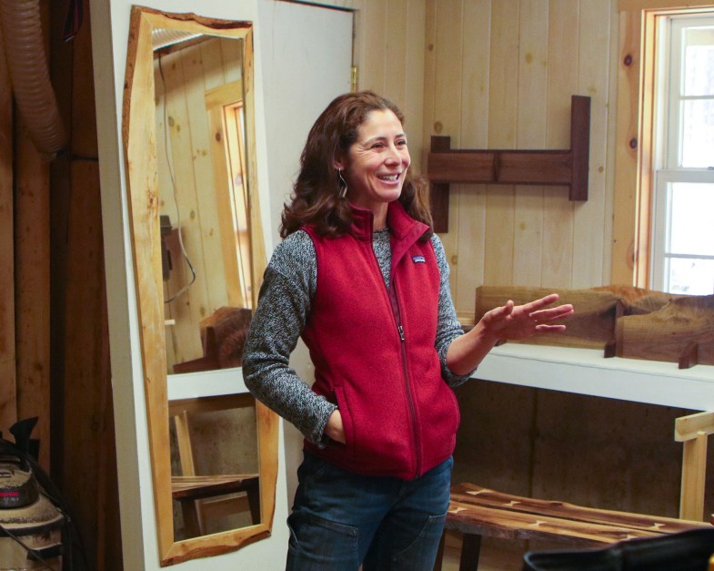 Christina Vincent in her shop on North Haven